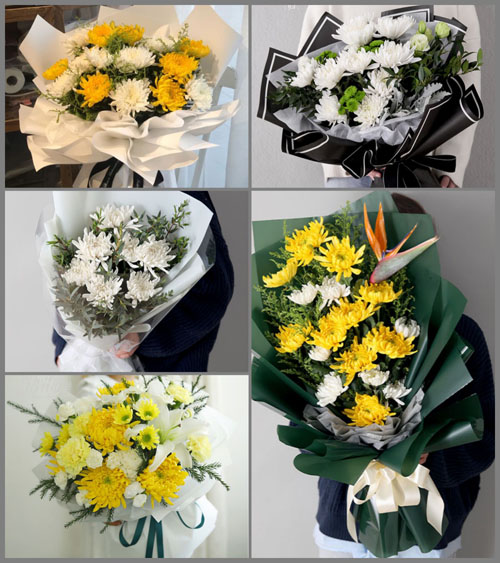 山东青岛胶州市胶东街道后丰隆屯村白事花束代送